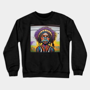 Tribal warrior Crewneck Sweatshirt